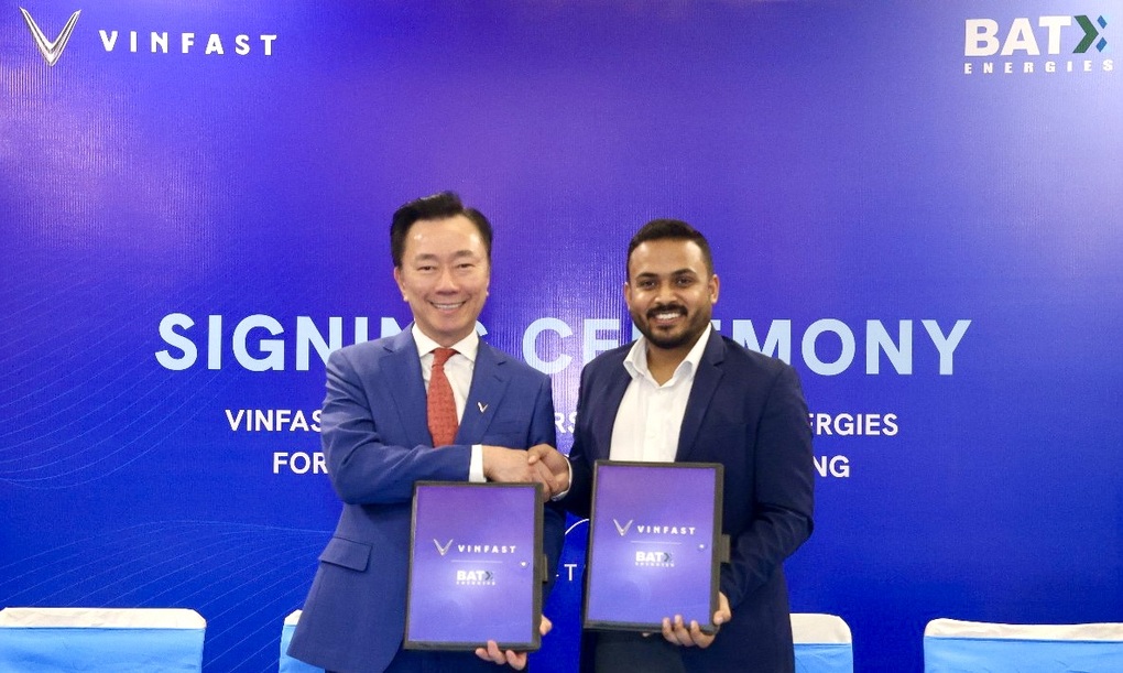 Hợp tác chiến lược giữa VinFast và BatX Energies
