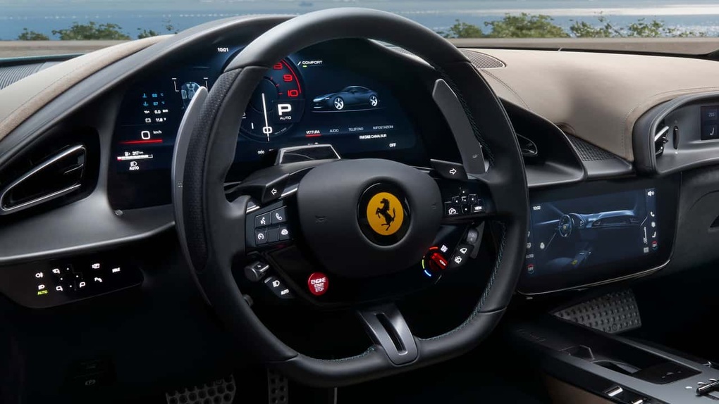 Ferrari thừa nhận sai lầm khi loại bỏ nút vật lý trên xe - 1