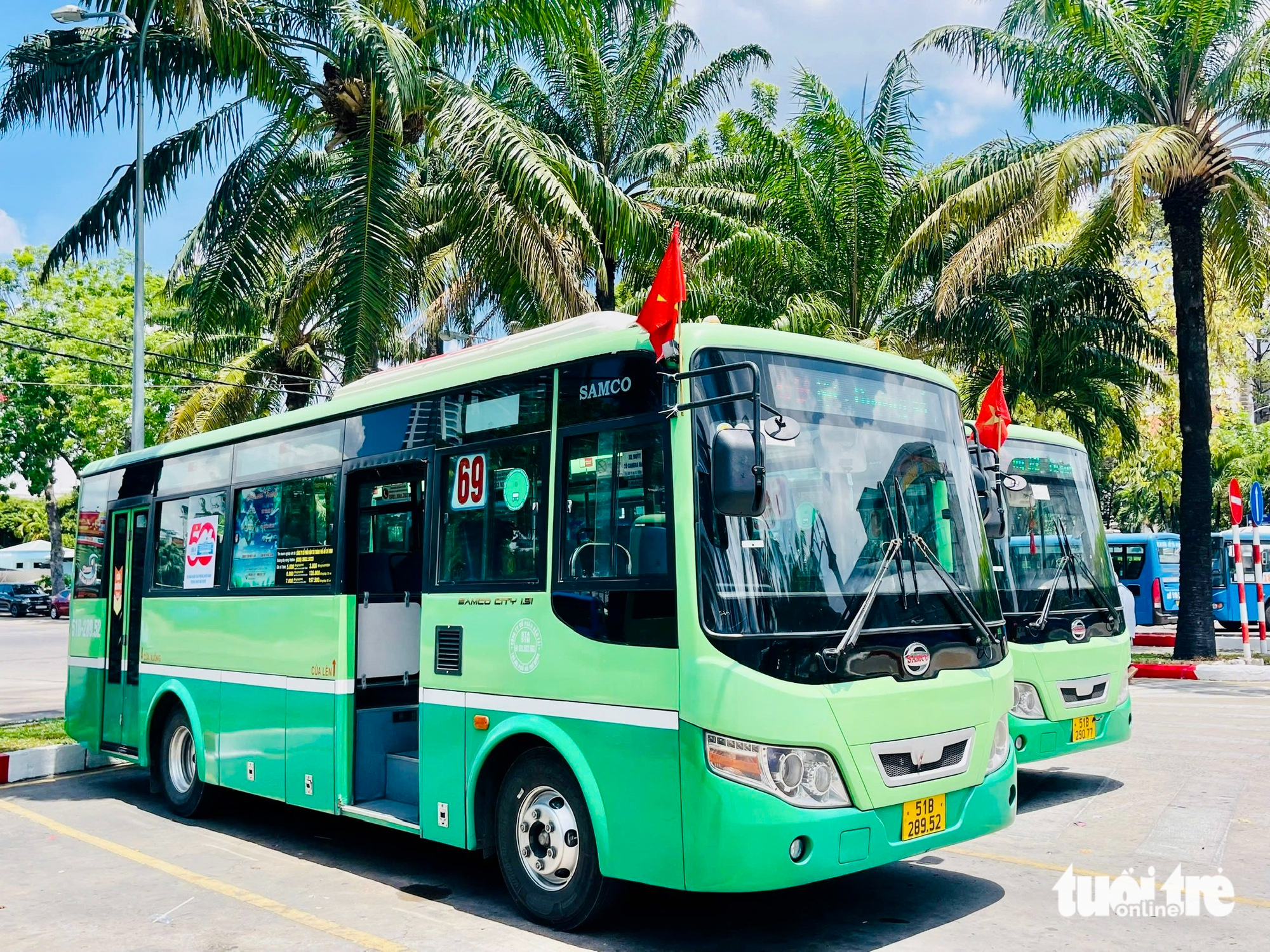 TP.HCM miễn vé đi lại tất cả các tuyến xe buýt trong ngày 30-4 - Ảnh 1.