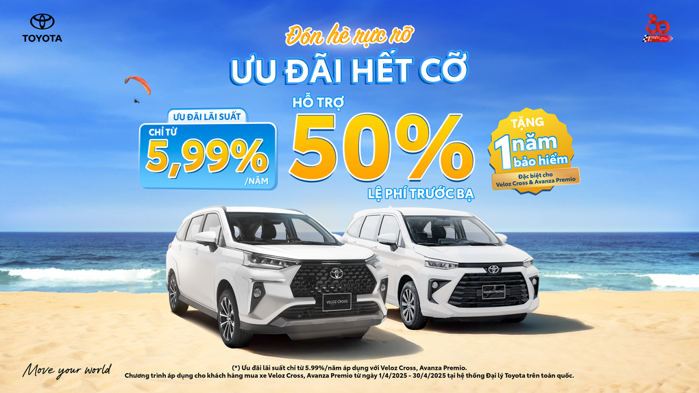 Khuyến mãi hấp dẫn khi sở hữu Veloz Cross trong tháng 4 - 1