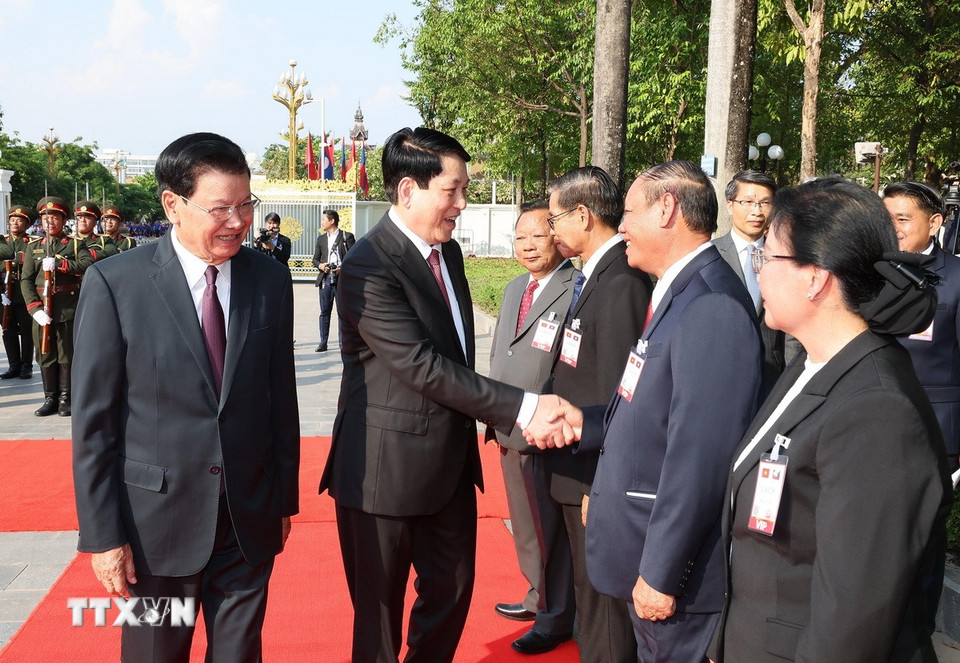 Chủ tịch nước trong lễ đón - Ảnh 4.